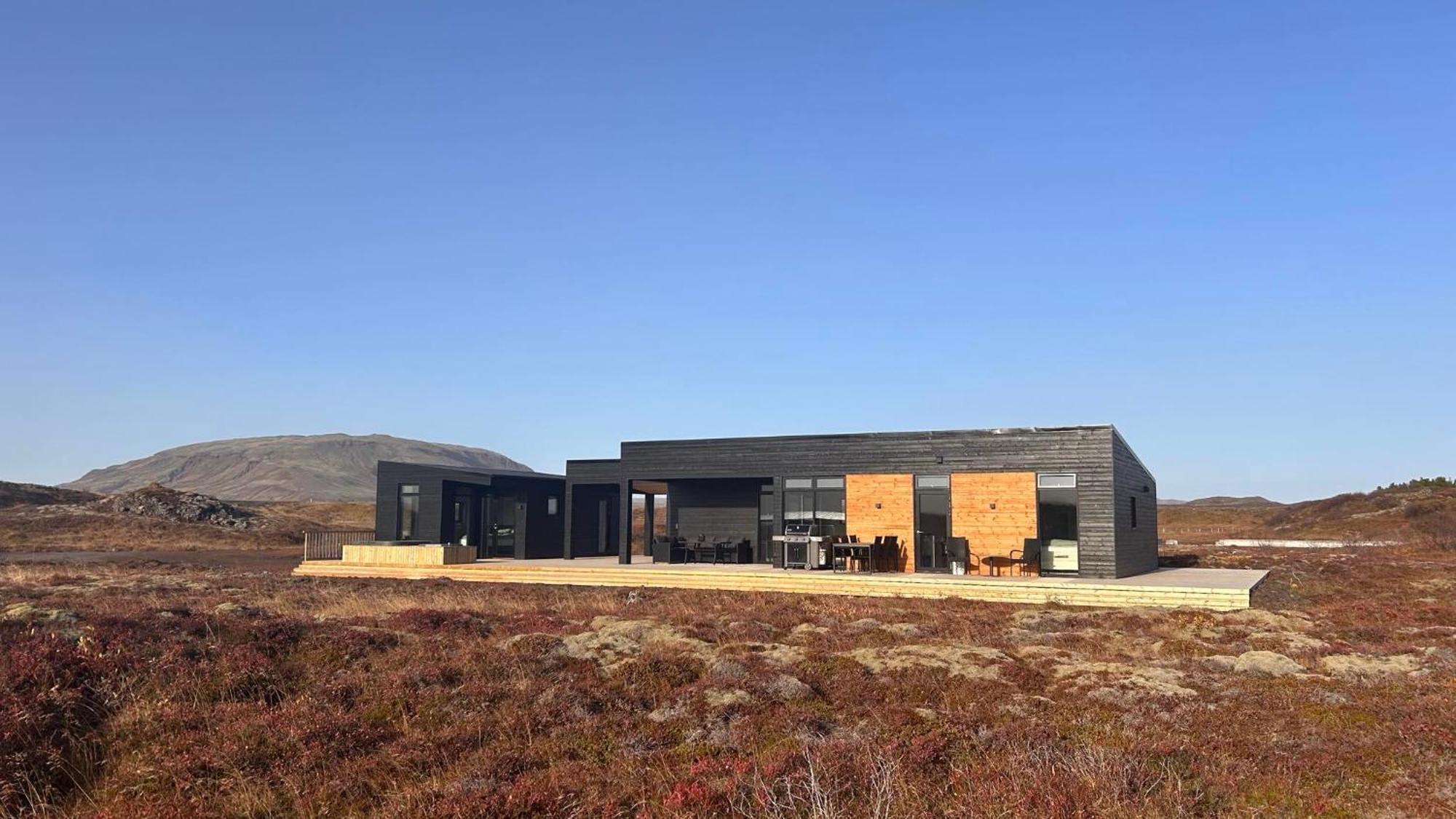 Grimsnes og Grafningshreppur Leynir Luxury Lodge מראה חיצוני תמונה